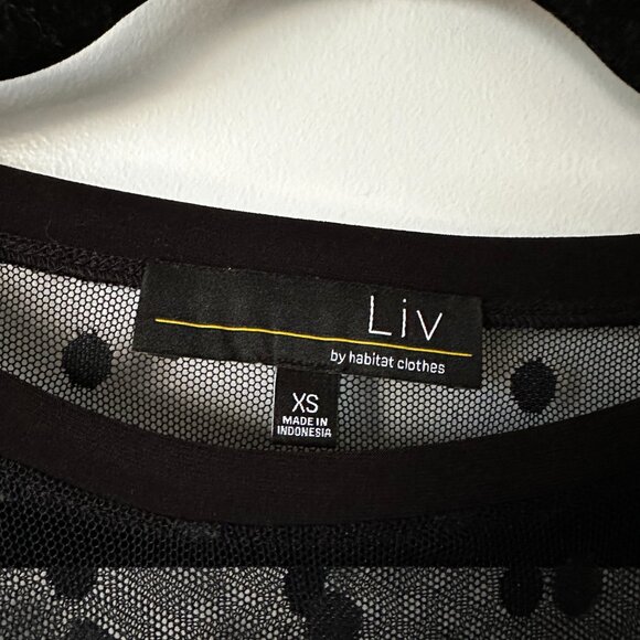 Liv By Habitat Clothes - Mesh Sheet Long Sleeve Top - Picture 3 of 3